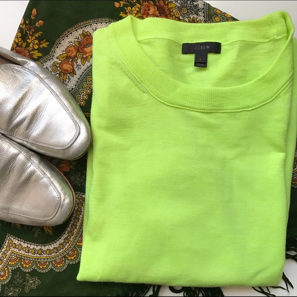 🆕 - Neon citron J. Crew Tippi Sweater