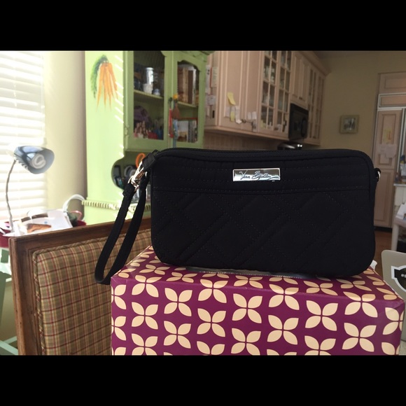 Vera Bradley quilted wallet-sized Wristlet