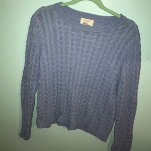 Light blue knit sweater