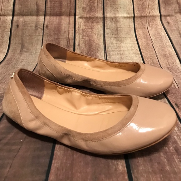 cole haan suede flats