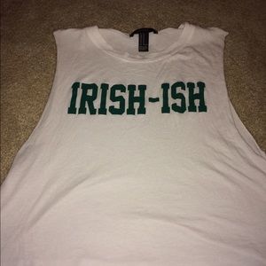 Muscle tsirt/crop top