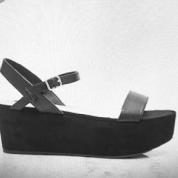 FAUX SUEDE PLATFORMS