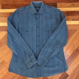 Gucci Striped Button Down Shirt