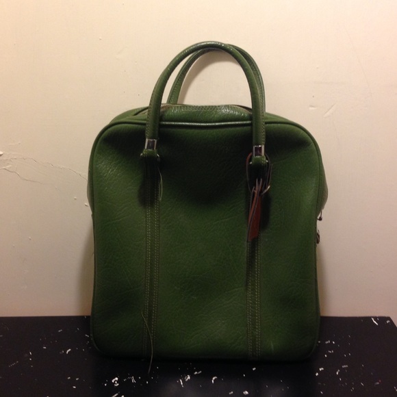 Vintage Green Travel Bag