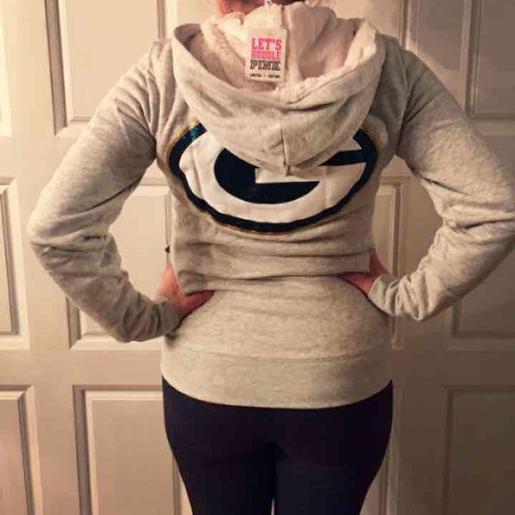 Sweat à Manches Longues Victoria's Secret PINK - Édition Limitée NFL/MLB - Taille S Neuf