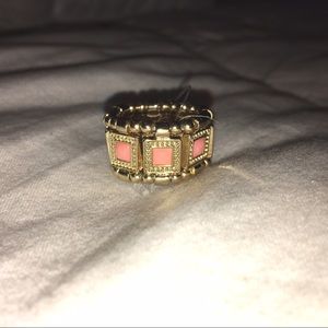 Gold and Pink Ring