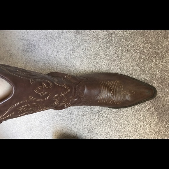 Brown Cowgirl Style Madden Girl Boots 7 1/2