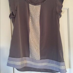 Loft top with gorgeous sequin detail