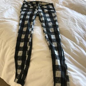 Rag & Bone checkered skinny jean