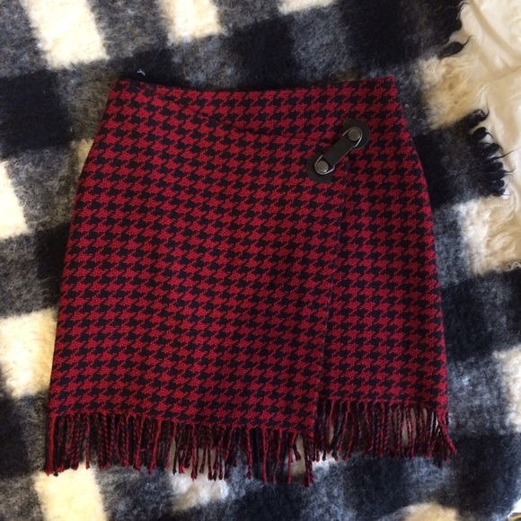 Vintage wool wrap skirt
