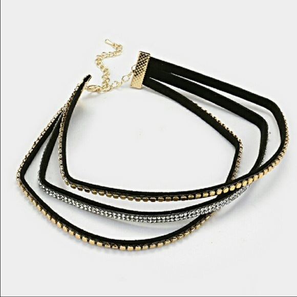 HP! 💖 Triple Tier Studded Choker - Picture 4 of 4