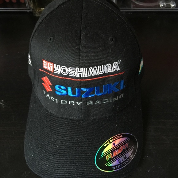 Yoshimura Suzuki Factory Racing FlexFit hat Sz S/M