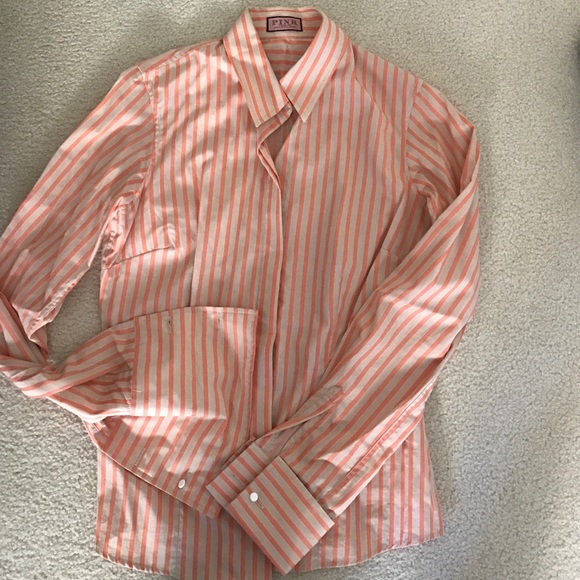 Thomas pink woman's dress shirt