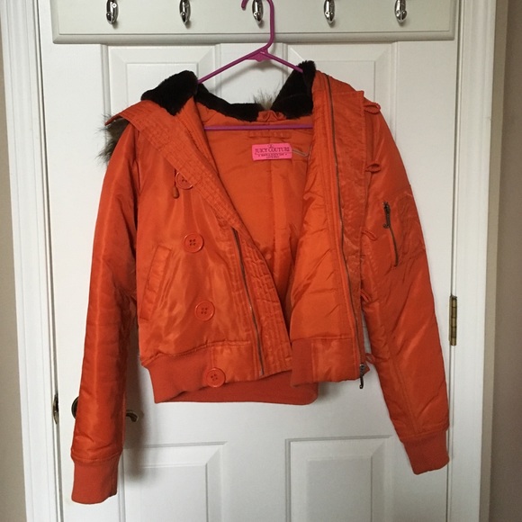Juicy Couture orange jacket