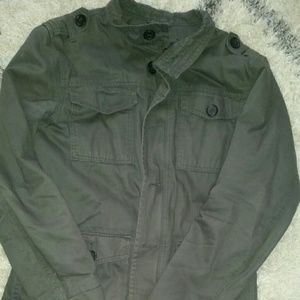 Men military grey jacjet