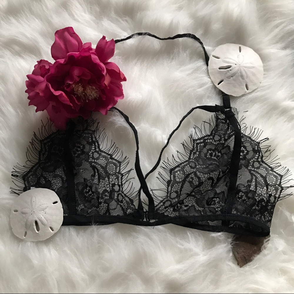 NEW💓 Black Lace Bralette For Love & Lemons