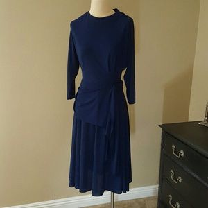 Vintage Navy Blue Dress Reduced Price Firm!