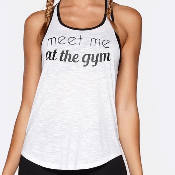 New with tags Lorna Jane meet me at the gym tank