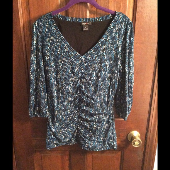 Blue patterned style and co super cute!