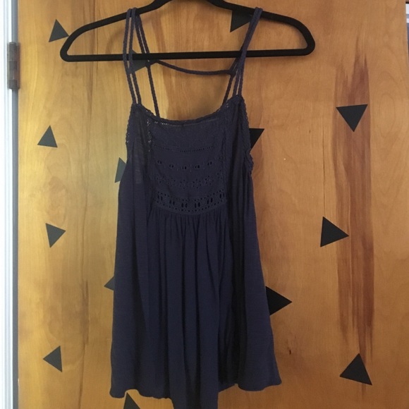 Blue Braided Tank
