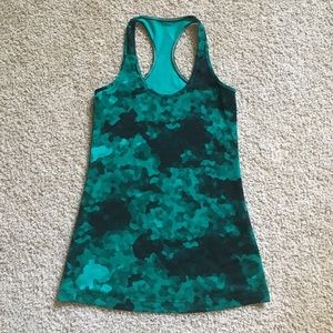 Lululemon: Cool Racerback tank in green
