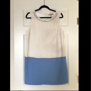 Forever 21 Embellished Colorblock Shift Dress