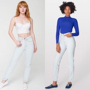 American Apparel - Petite High Waisted Jean sz 23