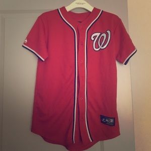 Red Washington Nationals Bryce Harper jersey