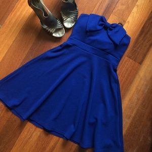 Cute blue skater style dress