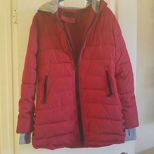 Coat Parka Hooded size Small