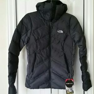 The north face trimatrix down jacket with hood xs