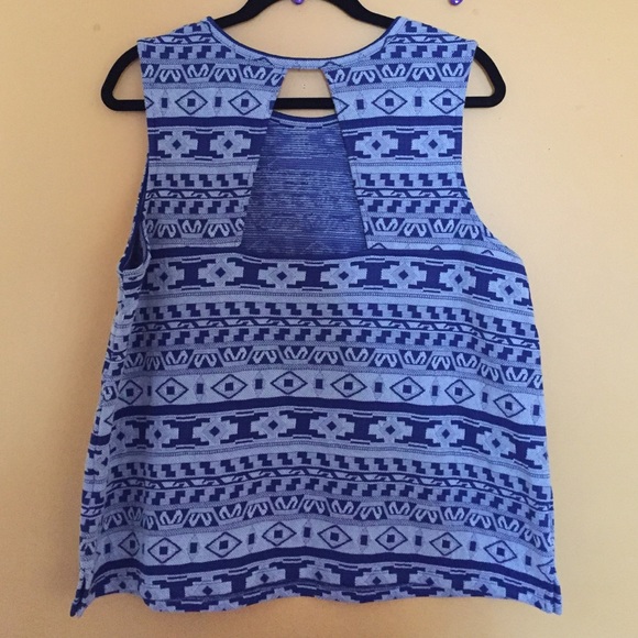 Blue Aztec Tank - Picture 2 of 2