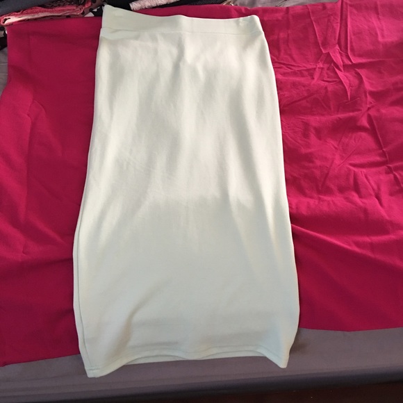 Mint Green Midi Skirt NWT - Picture 2 of 4