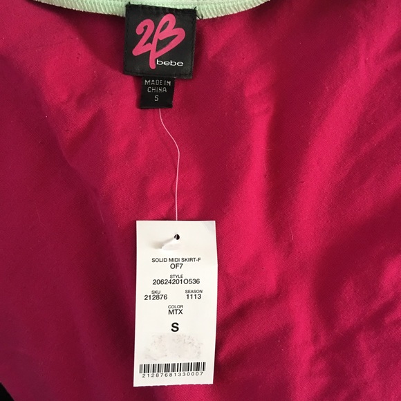 Mint Green Midi Skirt NWT - Picture 3 of 4