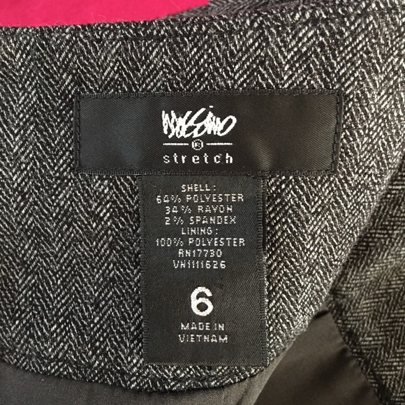 Grey and black simple pencil skirt - Picture 3 of 3