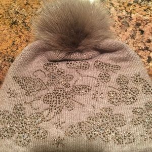 Genuine Fox Pompom Hat