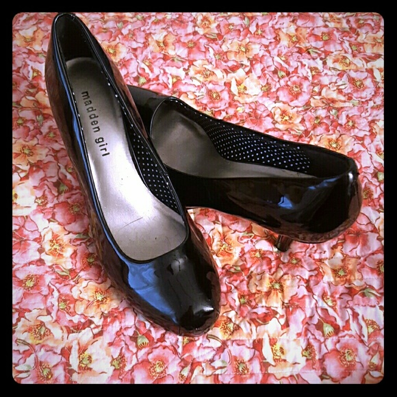 Black Patent Pumps