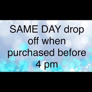 If purchased before 1pm it will arrive sooner