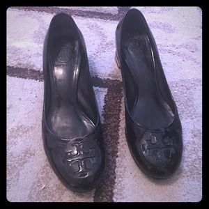 Tory Burch, Black, Patent Leather