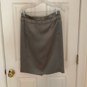 J. Crew silk knee length skirt