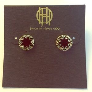 House of Harlow 1960 mini sunburst stud earrings