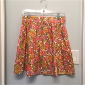 NWOT floral print skirt