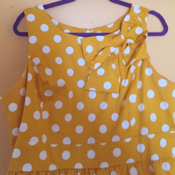 Party polka dot dress