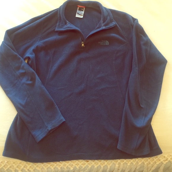 North face fleece quarter zip pullover