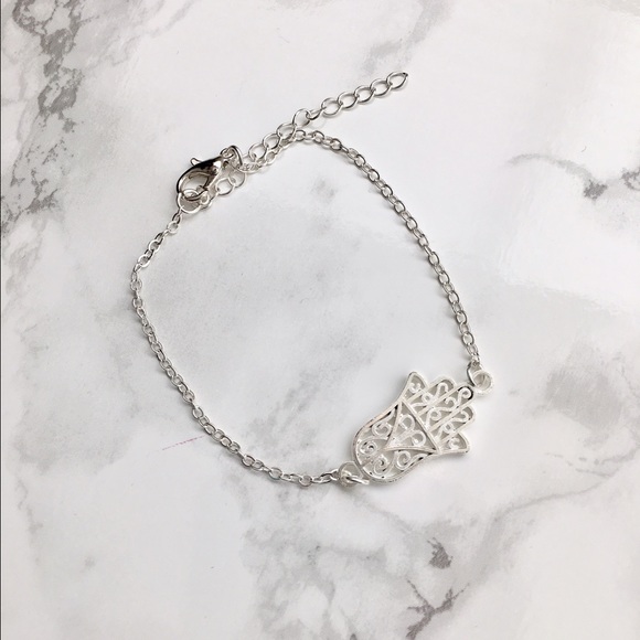 FINAL PRICE DROP! Delicate Hamsa Bracelet - Picture 3 of 3