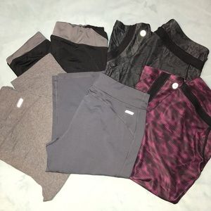 5 Pairs of Capri Workout Pants