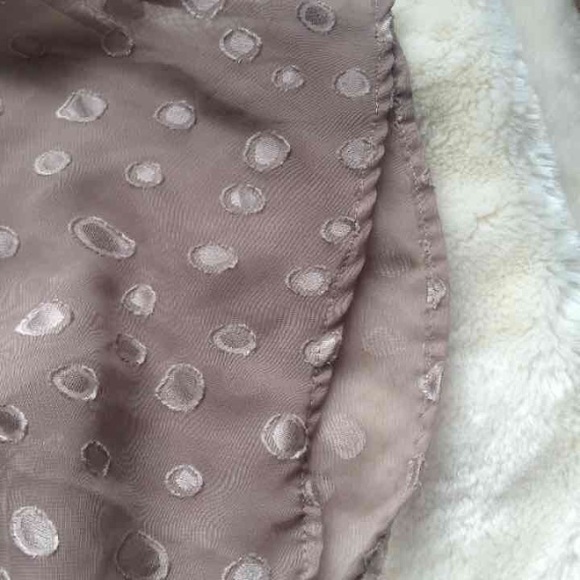 Women's Brown Sheer Polkadot Shirt Blouse - Picture 4 of 4