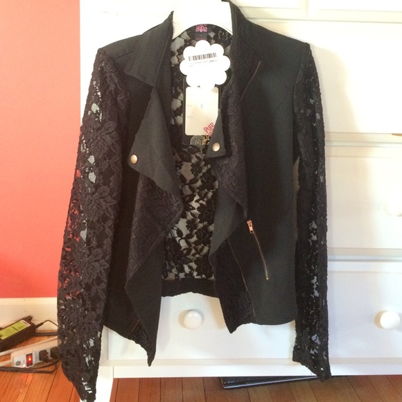 Black lace jacket