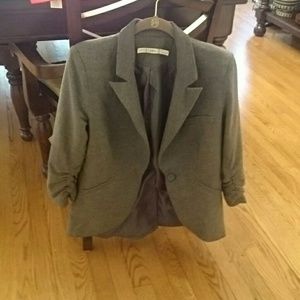 Gray blazer