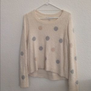 Polka dot sweater